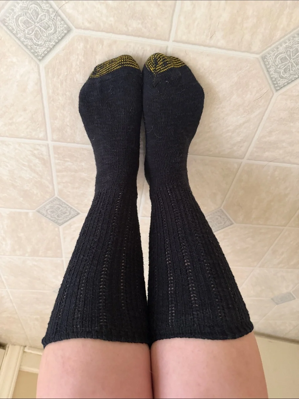 Tall Black Socks
